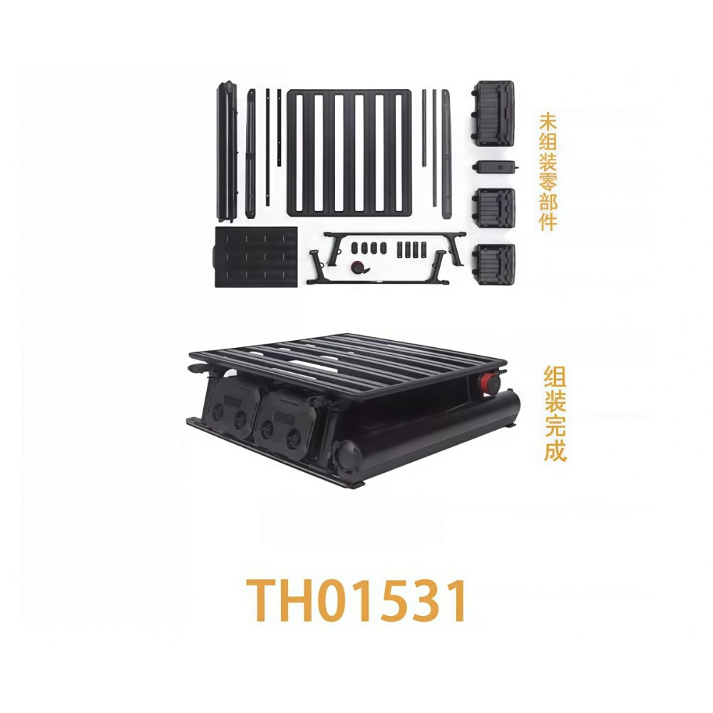Km Traction Hobby TH01531 Rear Bed Luggage Rack Kit for 1/8 KM RAM F150 RC Crawler Car