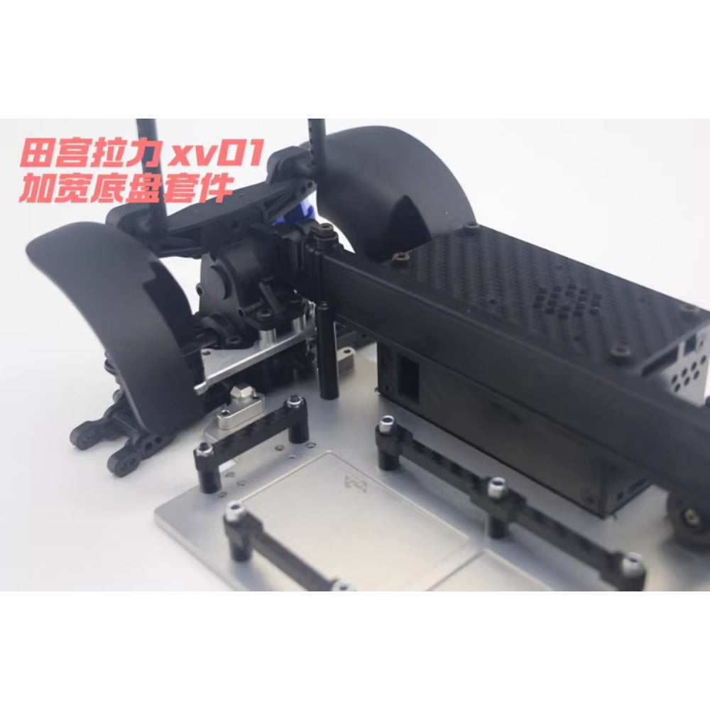 Metal Chassis Kit V2 Version Assembly Op for Tamiya XV01 58558 1/10 Rc Touring Car