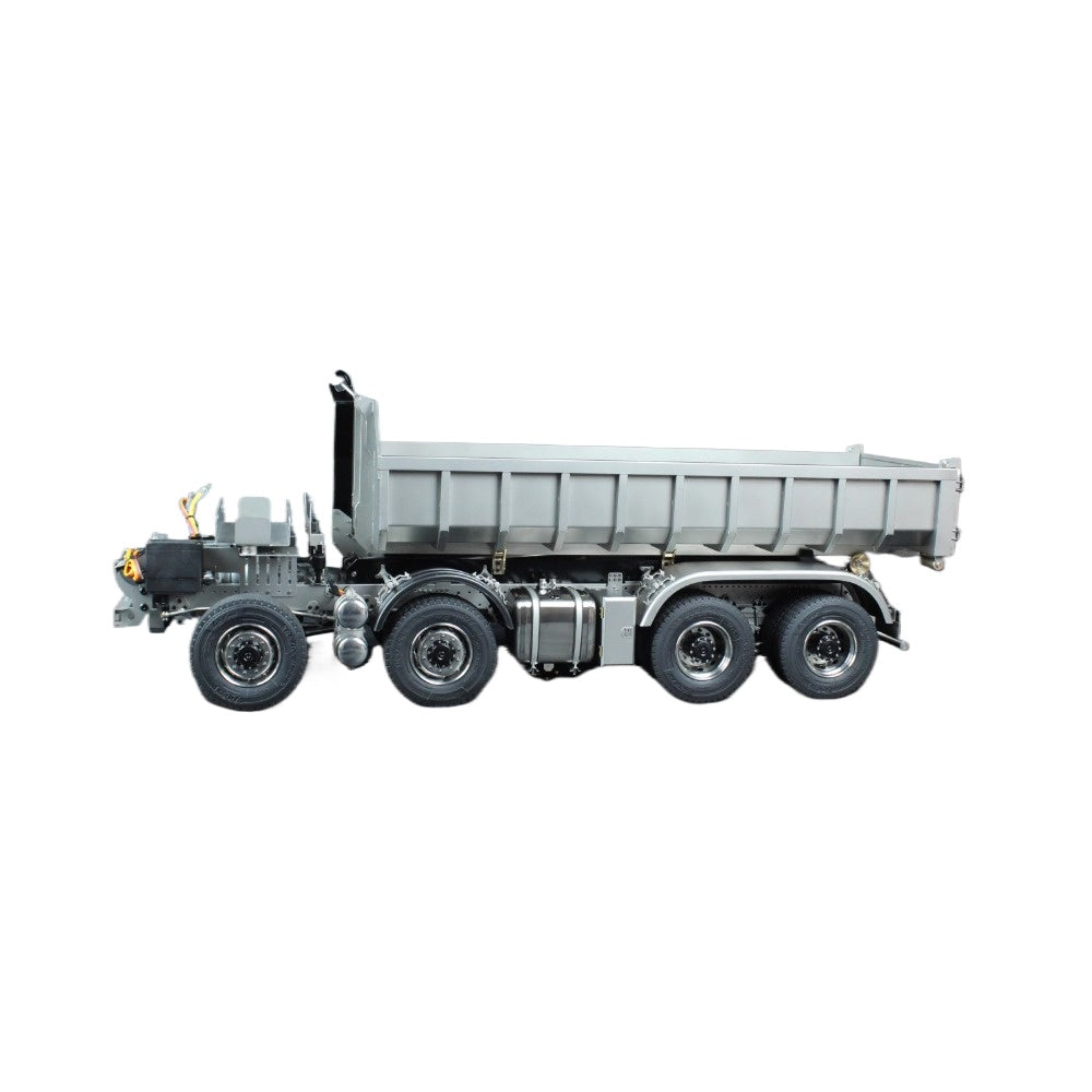 1/14 Tamiya Actros Rc Tractor 8x8 Metal Hydraulic Ro-ro Dump Truck Chassis Assembly