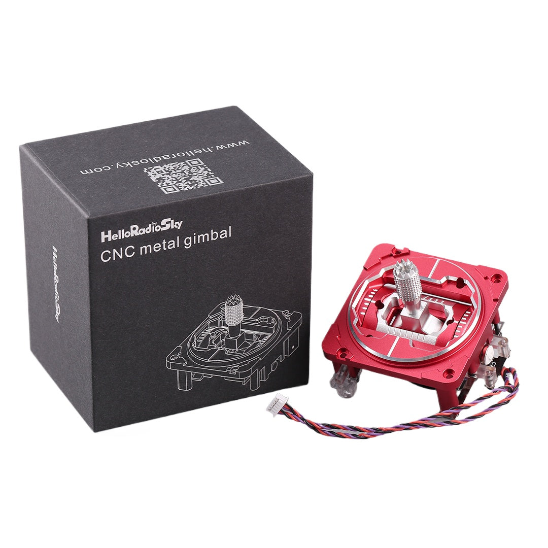 HelloRadio V16MAX Remote Control Transmitter CNC Metal Hall Rocker Assembly Radiomaster TX16S