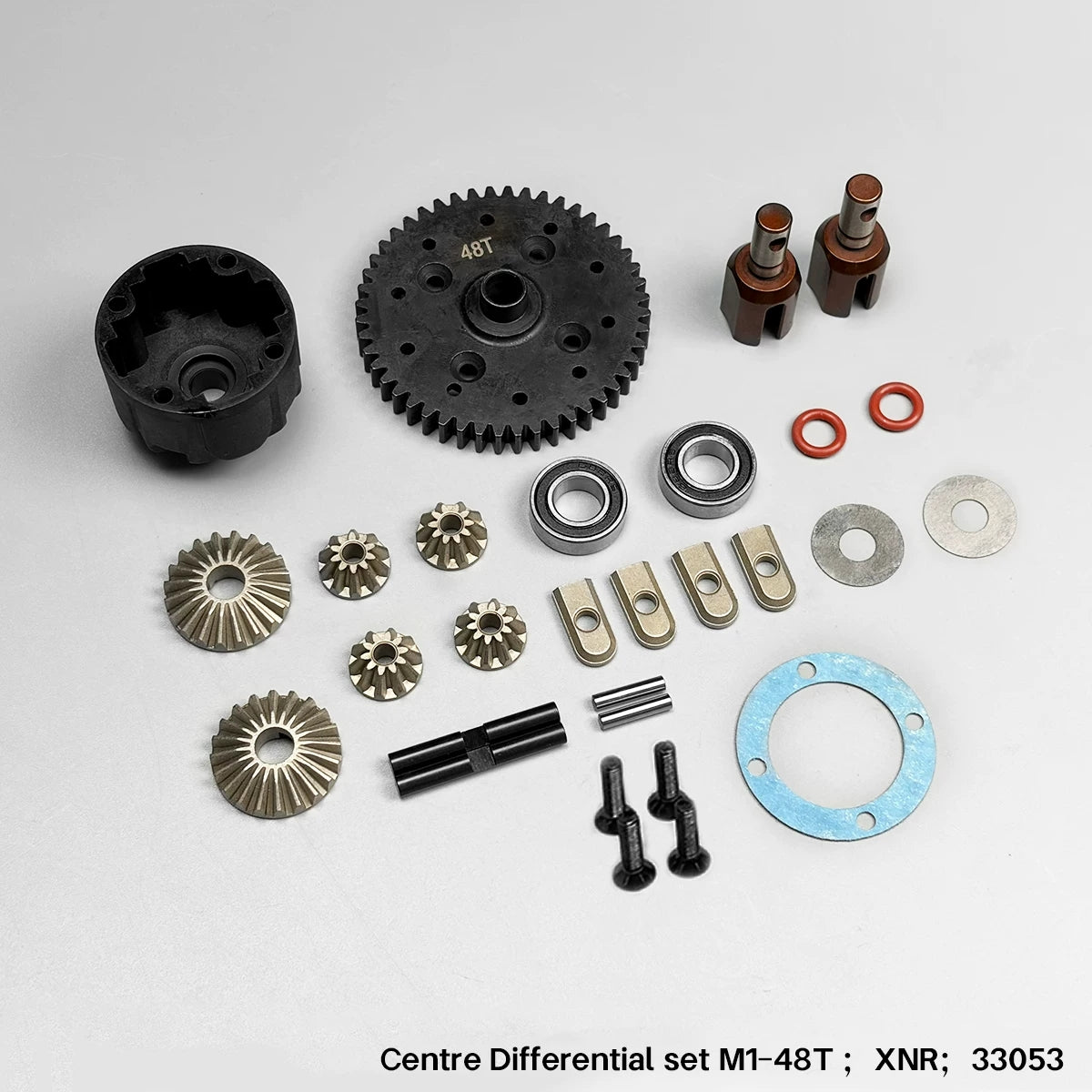 KKPIT-KRL-XNR RC CAR front and rear differential assembly x2 + central differential assembly -33052 33053 33054