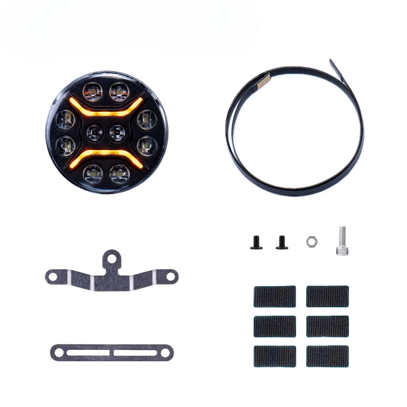 JUWUBA F04-Y10 1/14 Rc Tractor TAMIYA 770S Spotlight DC5V