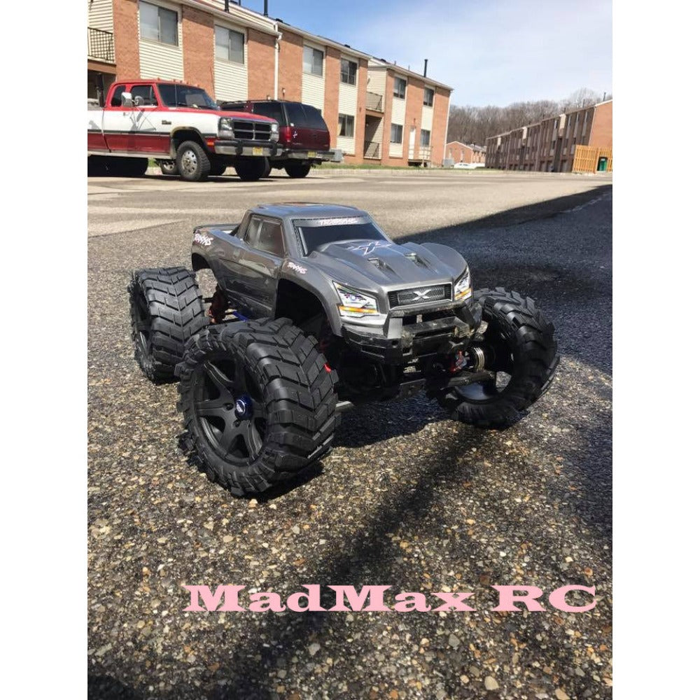 4psc MADMAX Wheels Tire Combination Widened Version for 1/5 Trx4 X-MAXX 8S Mt5pro Rc Car