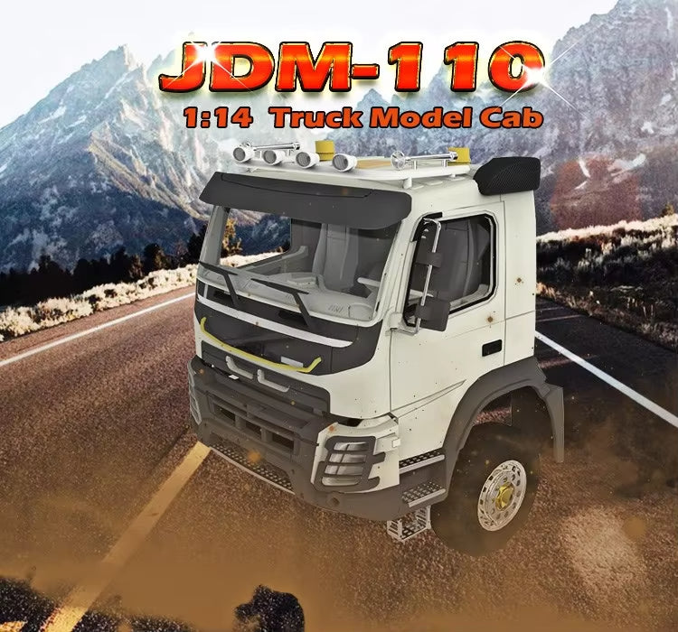 JDM-110 1/14 Cab FMX for Lesu Tamiya Rc Engineering Vehicle