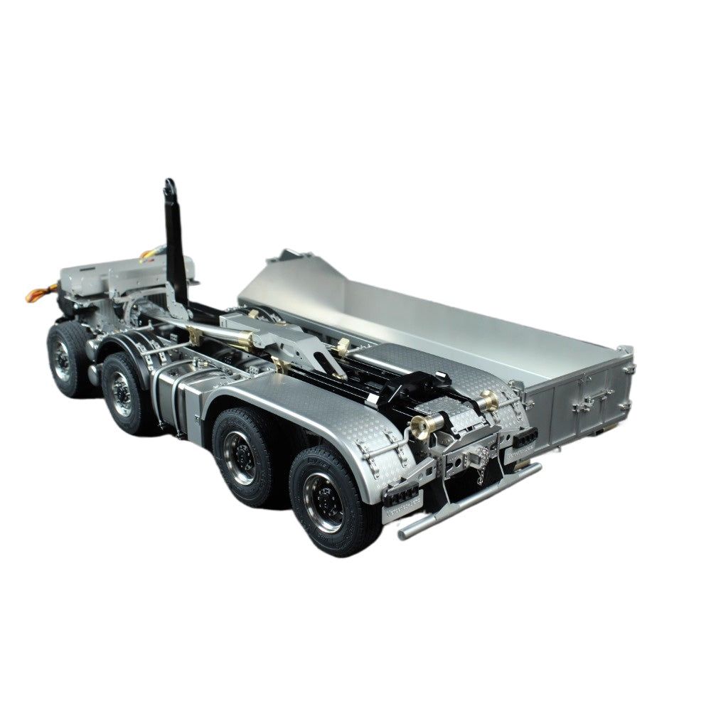 1/14 Tamiya Actros Rc Tractor 8x8 Metal Hydraulic Ro-ro Dump Truck Chassis Assembly