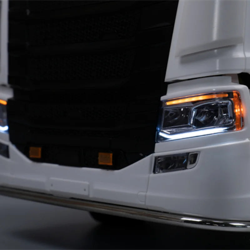 JUWUBA LED 5V Headlights Light Turn Signal Lamp for 1/14 Tamiya RC Truck Scania 770S 6X4 56368 8X4 56371