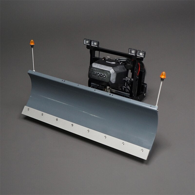 Metal Hydraulic Snow Shovel Shovel for 1/14 Tamiya RC Truck Trailer Scania MAN Actros