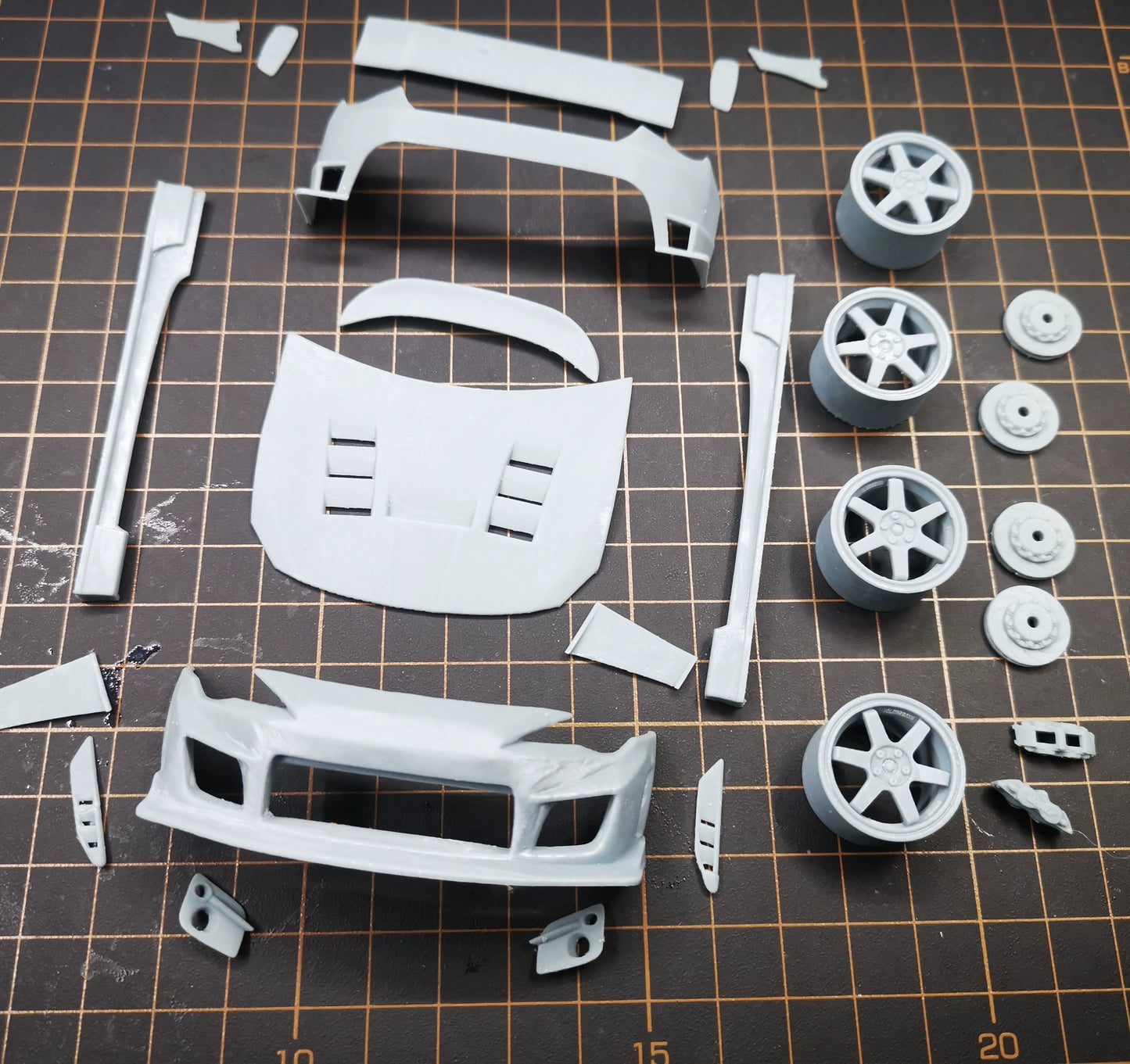 1/24 GT86 INS NSPEC 3d Printed Body Op Part for AOSHIMA