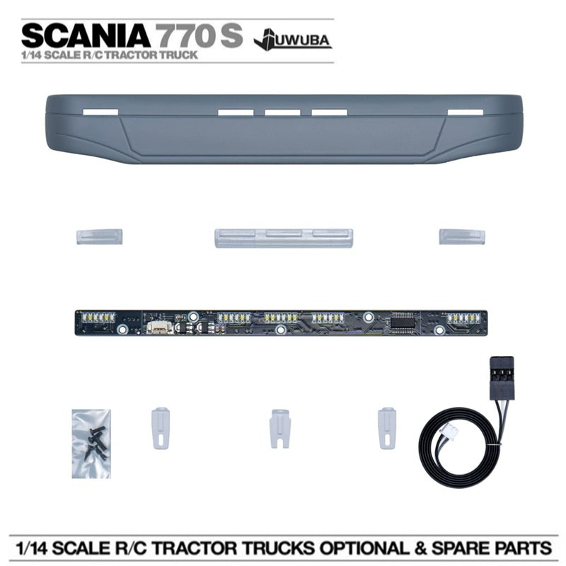 JUWUBA 1/14 Tamiya 770S 56368 Rc Tractor Sun Visor Light 770-W18C