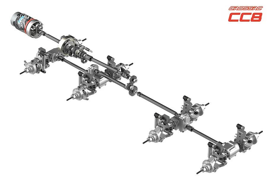 CROSSRC CC8 1/12 8x8 Metal Transport Truck KIT