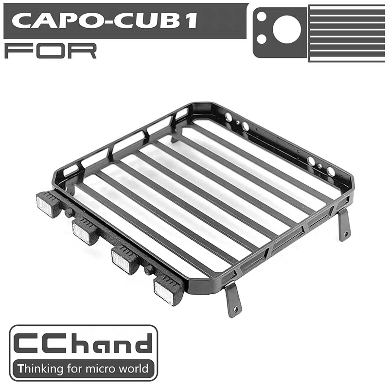 Capo Cub1 1/18 Rc Car Luggage Rack Bumper Metal OP Parts