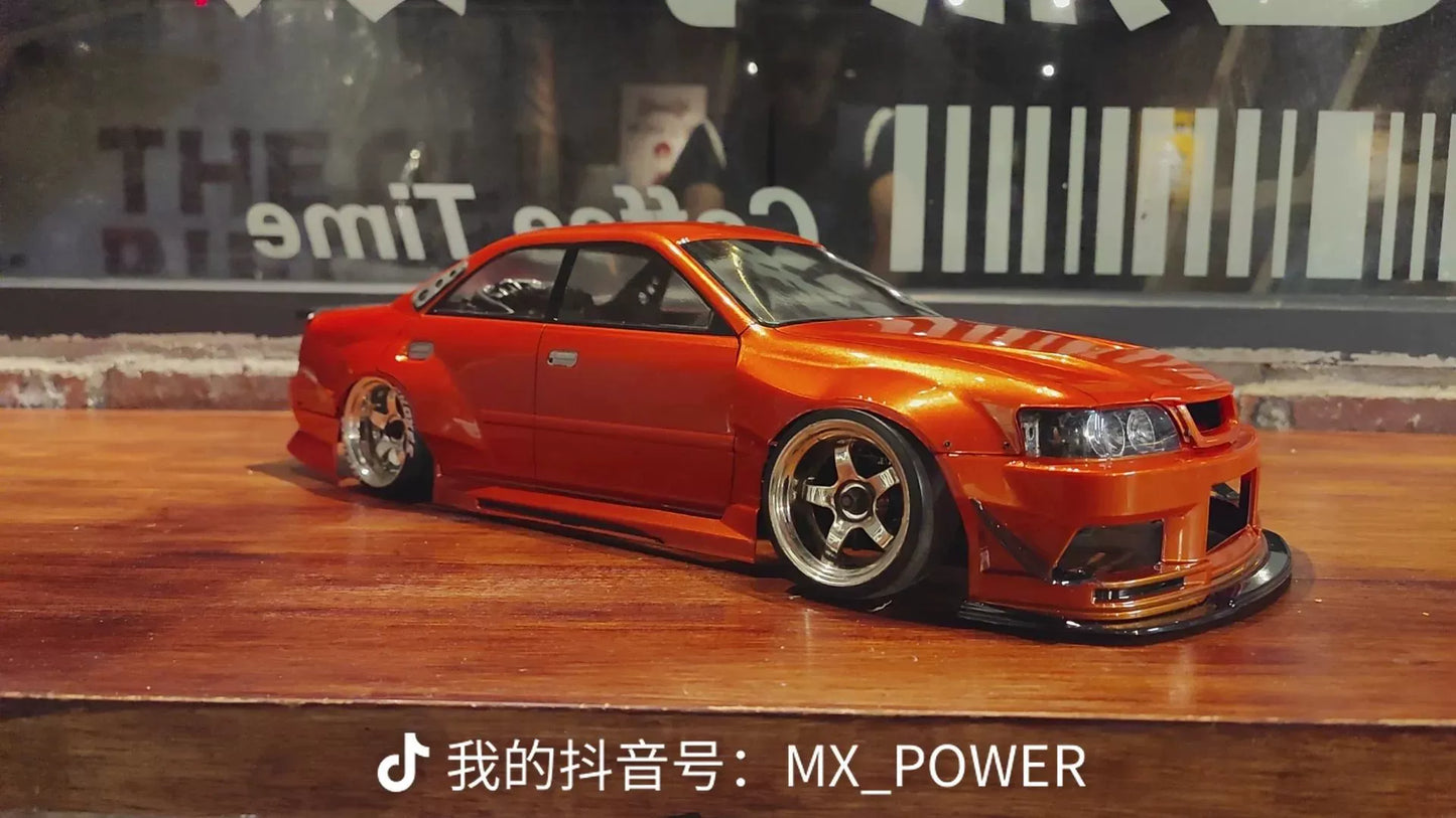 88Drift Kazama Jzx100 Chaser 1/10 Rc Drift Car Transparent Car Shell with Cover Paper