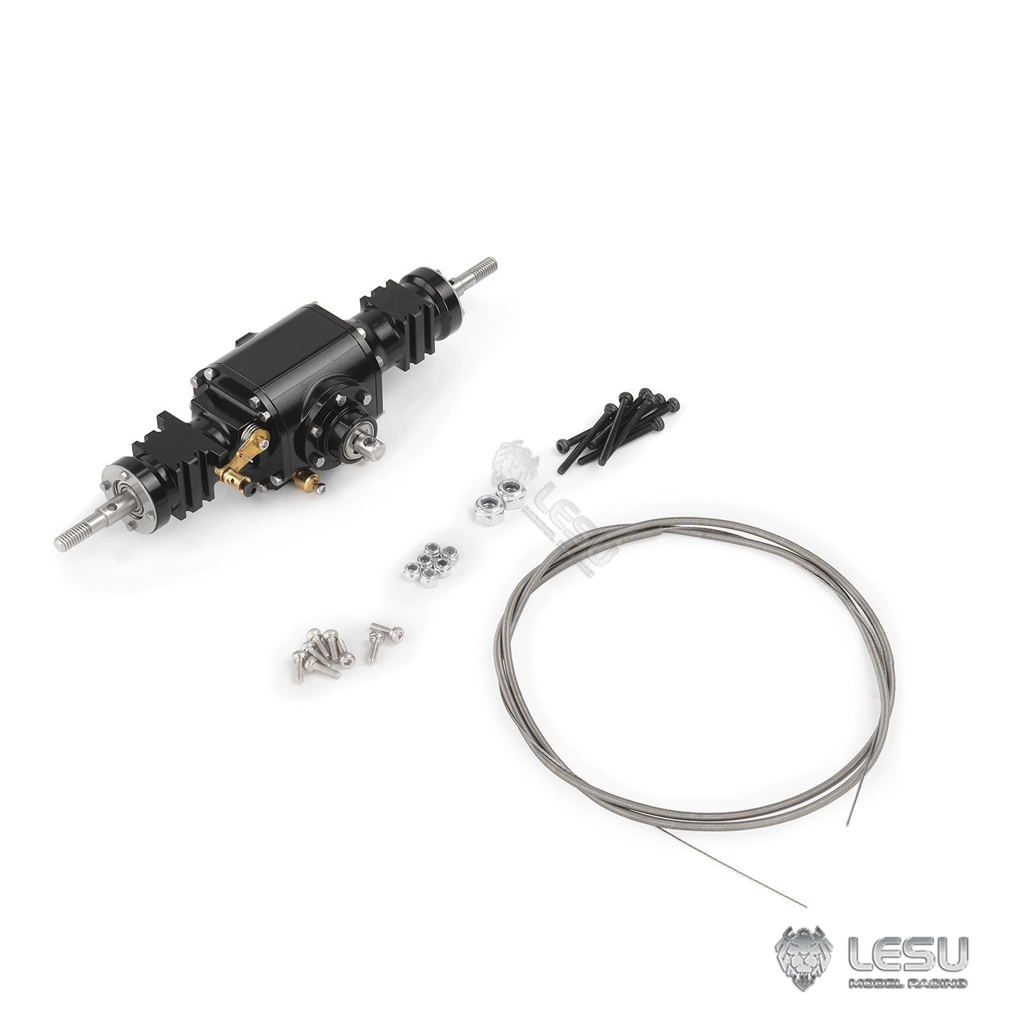 1/14 WA100M-8 Loader with Differential Lock Front Axle Rear Axle RD-2039 Gear Ratio 1:3 RC Axle Model