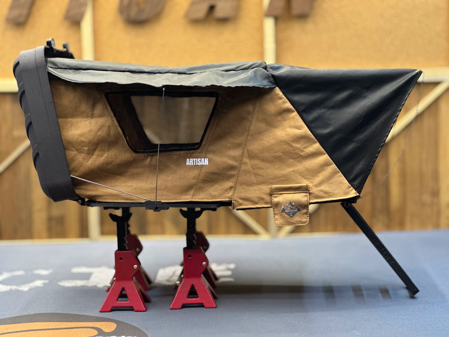 1/10 trx4 scx10 rc car roof tent model 158x143mm
