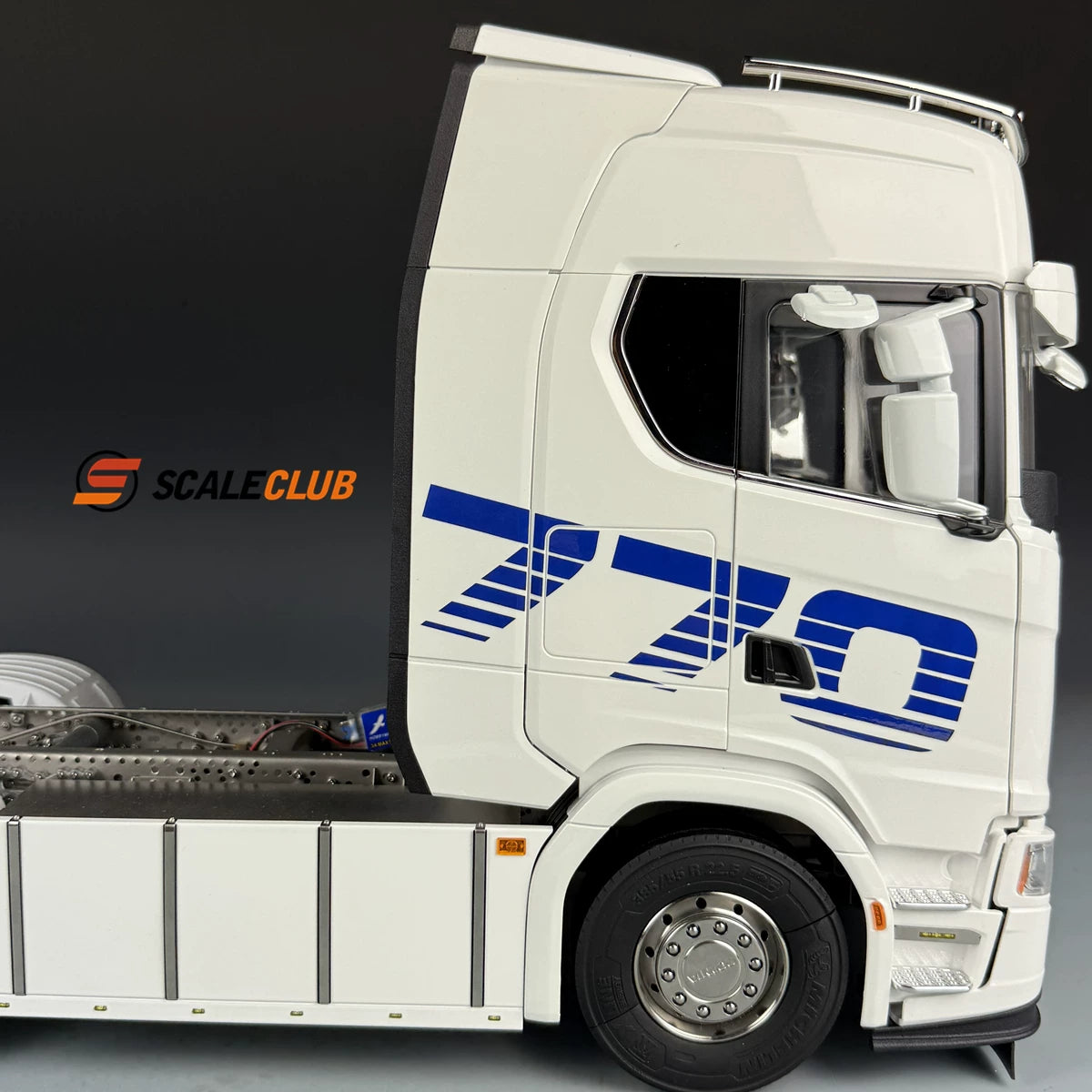 Scaleclub 1/14 Tamiya Rc Tractor Scania 770s Rear Spoiler with Light