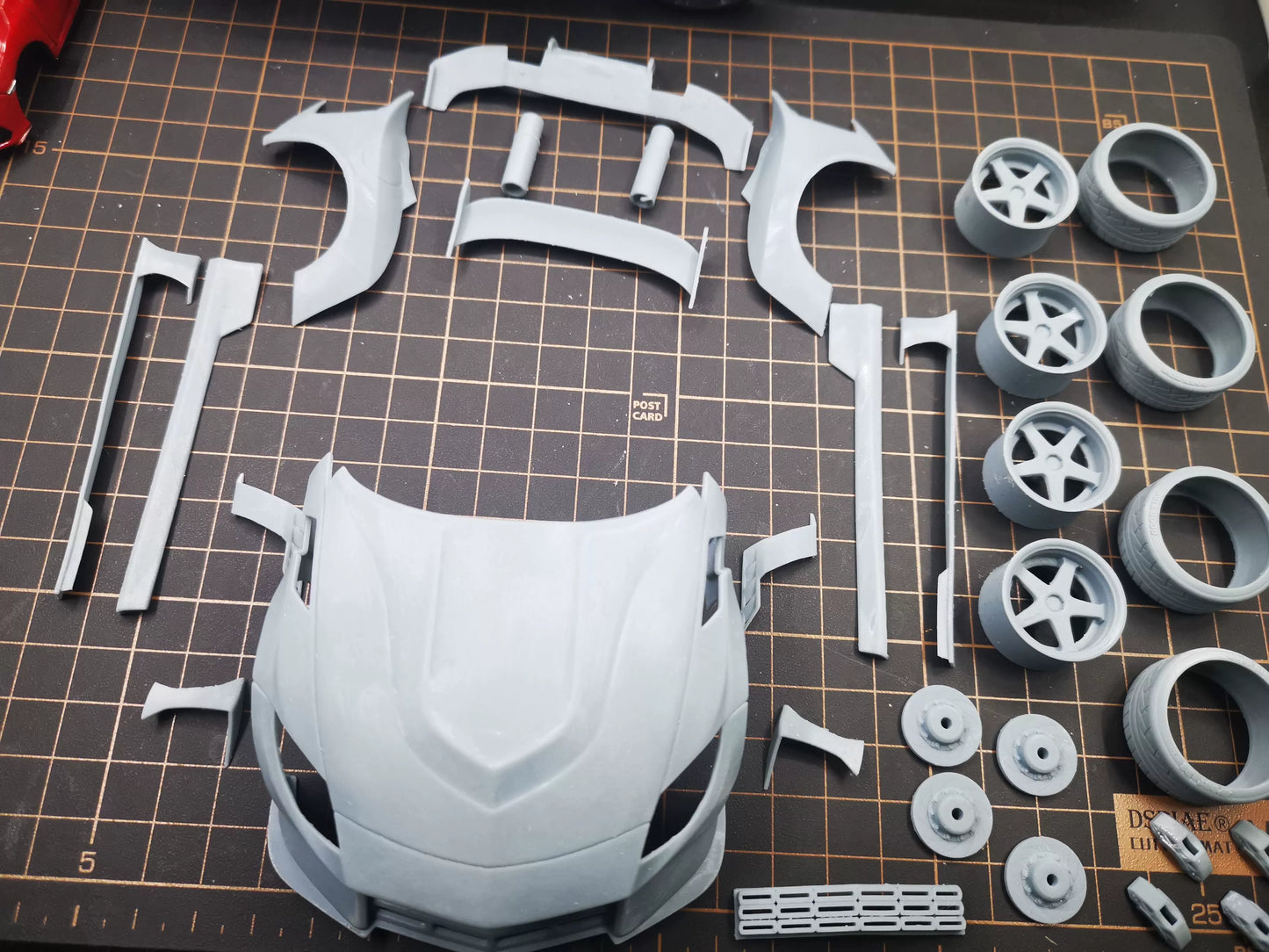 3D print op parts for tamiya 1/24 400Z Veilside shell