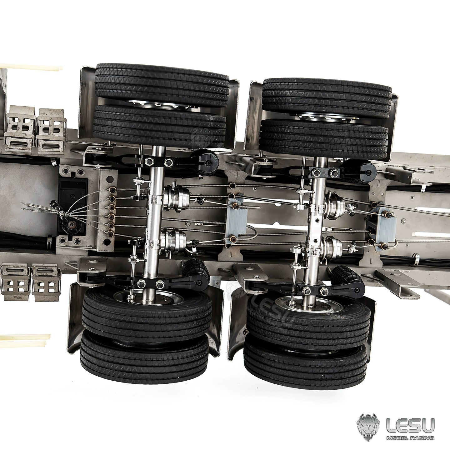 LESU 1/14 TAMIYA RC TRACTOR Unpowered Two-wheel Axle with Brake Function Q-9072-A