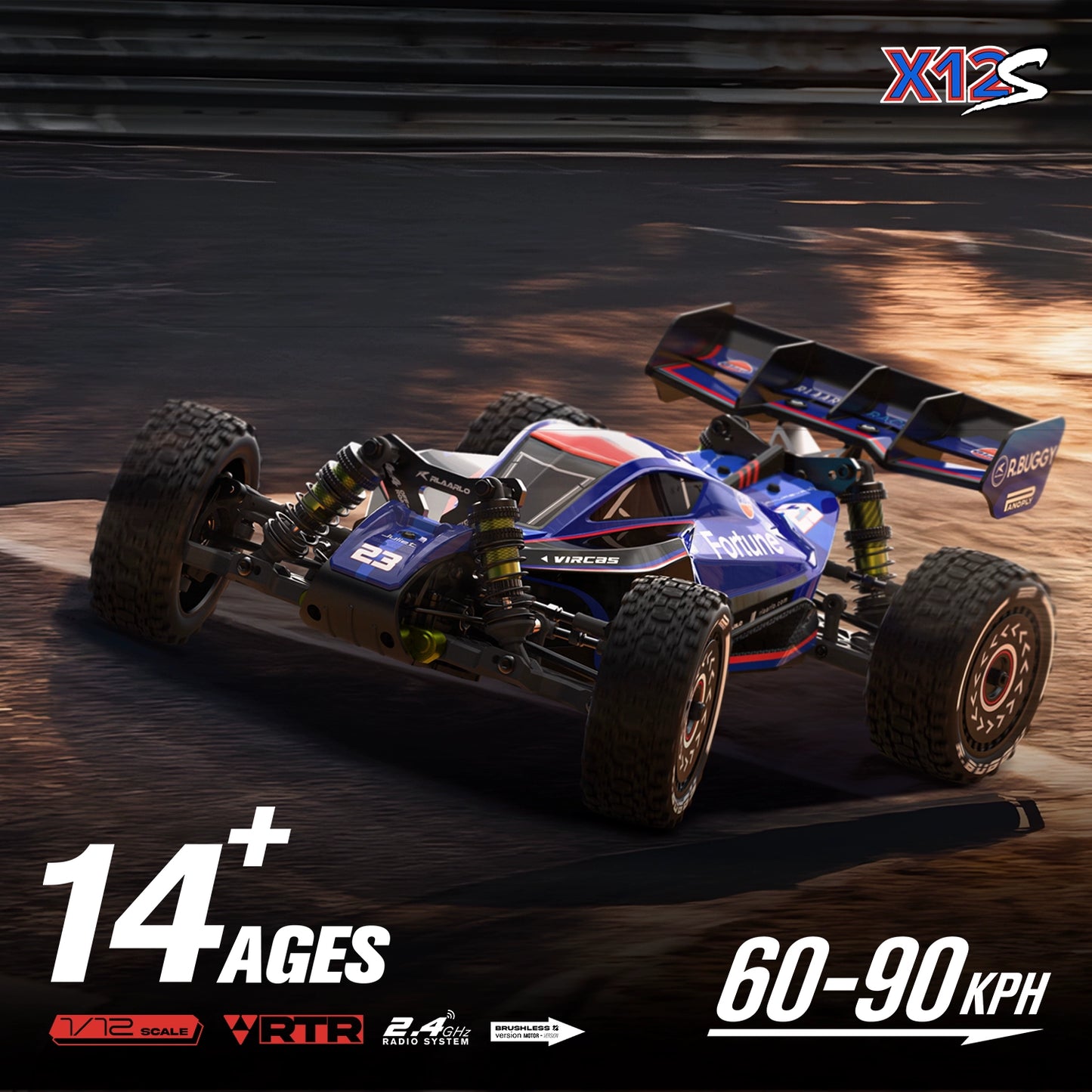RLAARLO X12S 1/12 4wd Rc Car RTR