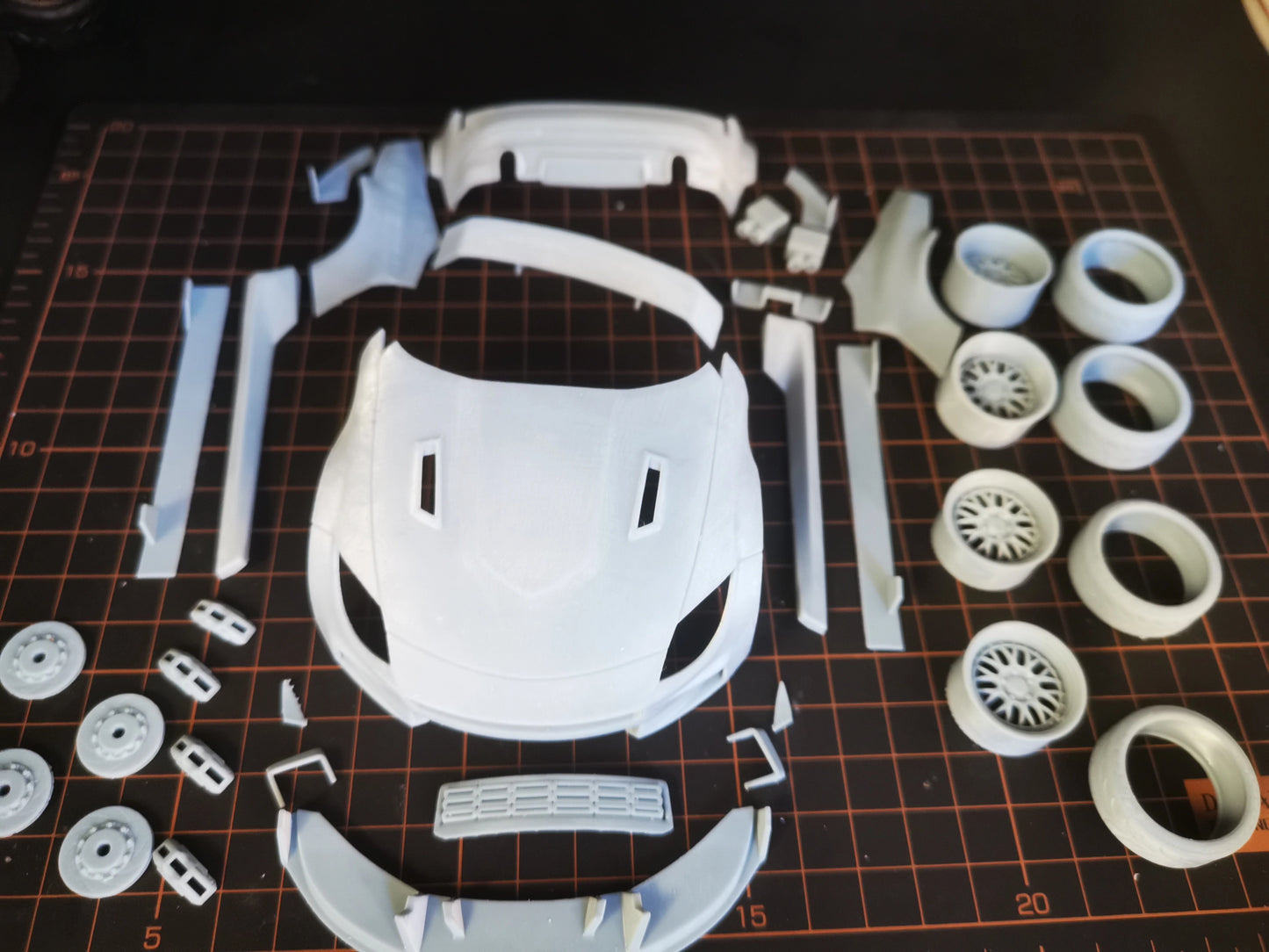 1/24 AVANET 400Z shell 3d print op part for tamiya