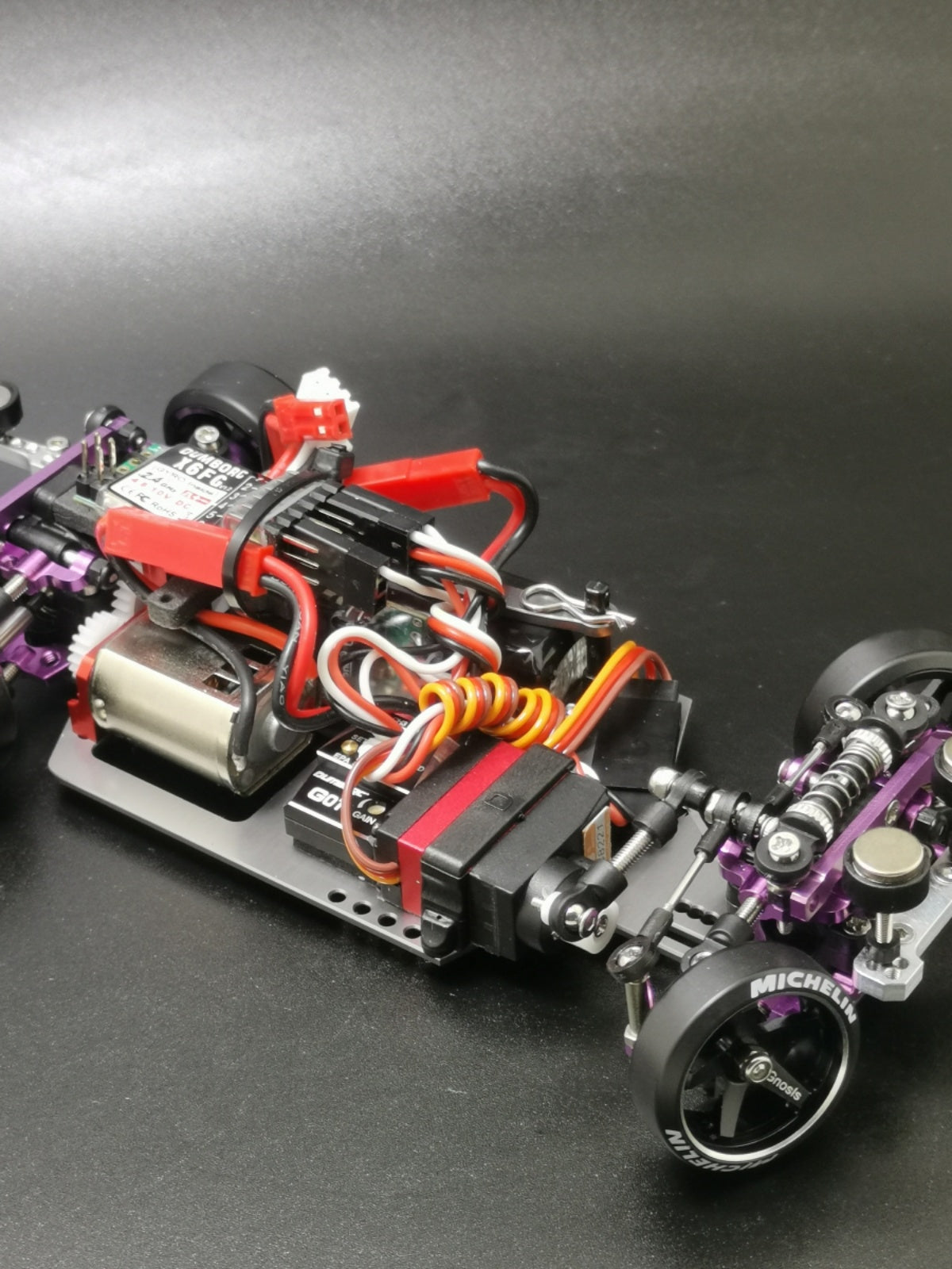 1/24 MINI D GTR Rwd Brushless Motor with Gyroscope Rc Drift Car RTR