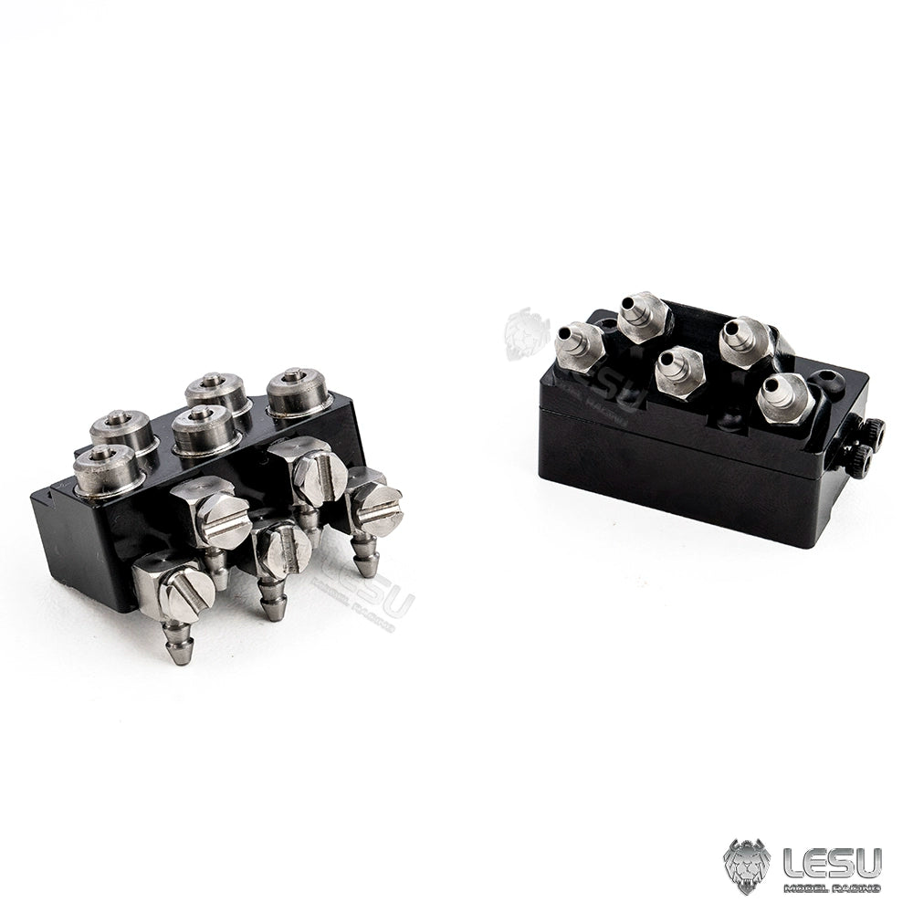 Lesu 1/14 AOUE LR960 Rc Hydraulic 5-way Oil Nozzle Quick Change Coupler Y-1560 Y-1560-A Y-1560-B