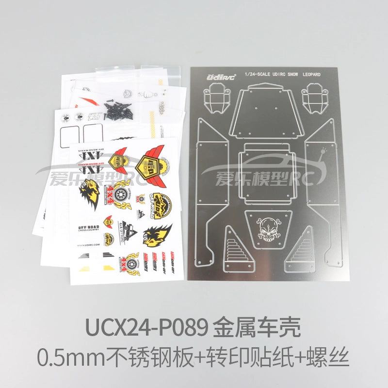 UDIRC UCX 2405 Snow Leopard 1/24 Rc Car Metal Op Parts