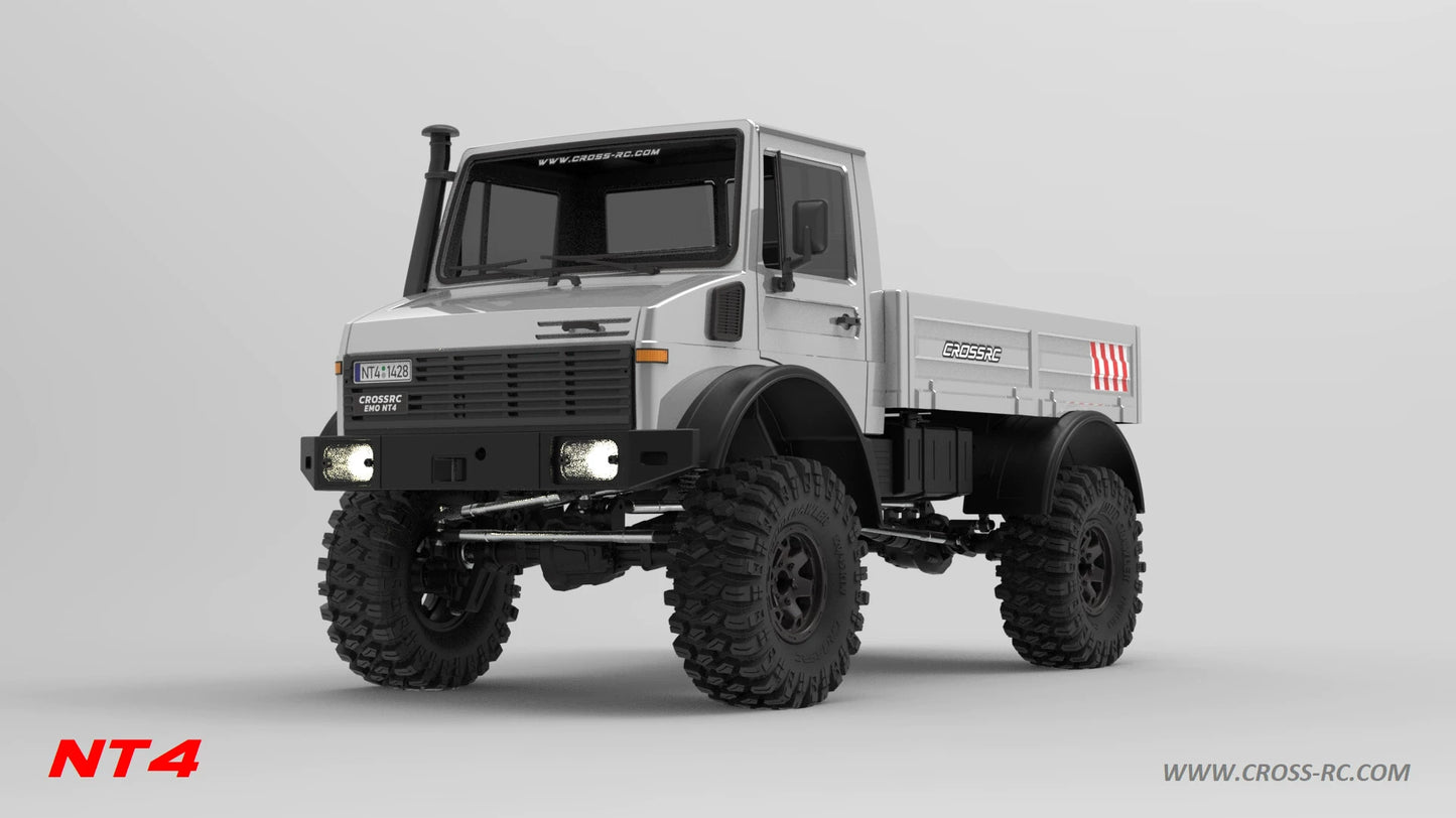 CROSSRC NT4 Unimog 1/10 Rc Car Silver Cab Case (pre-assembled) CS-97401180