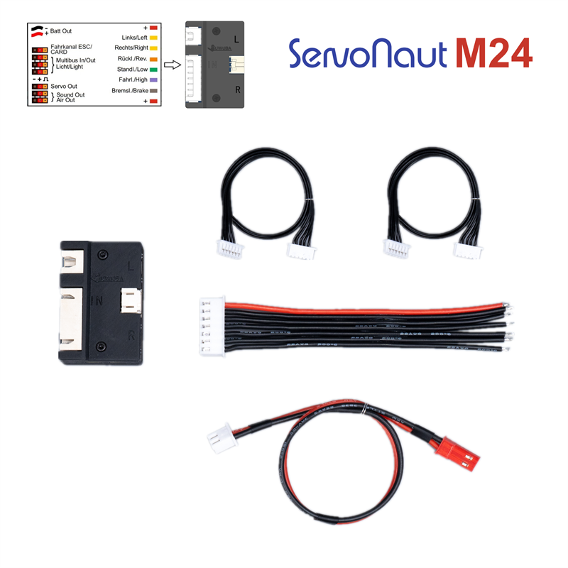 TAMIYA 1/14 RC TRACTOR ServoNaut M24b Acoustic Light Set To JUWUBA Model Light Module