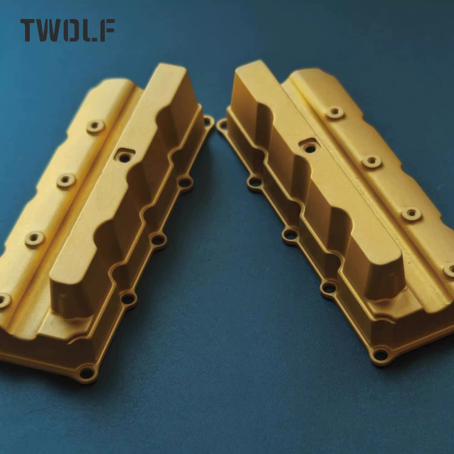 TWOLF M715 1/8 Rc Car Engine Aluminum Alloy Cylinder Head 1 Pair