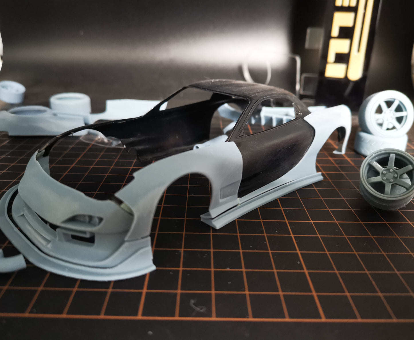 1/24 FD3S RX7 LTO 3D PRINT OP PART FOR Tamiya