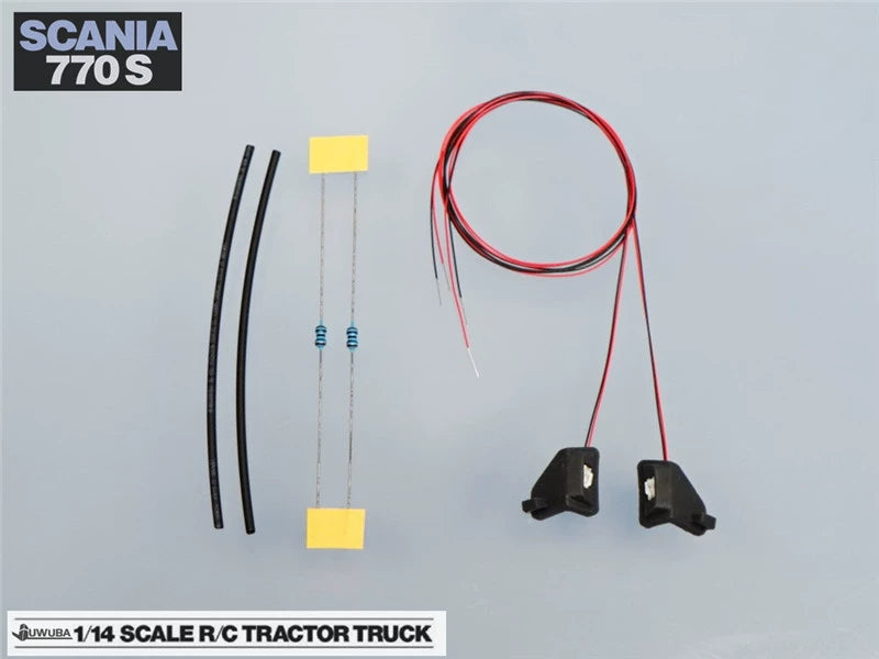 1/14 Tamiya Scania 770S 56368 56371 Rc Tractor Front Eyebrow Light BB2 KZB-02B