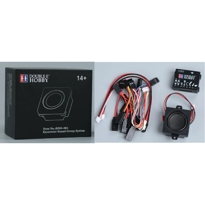 DOUBLE E RC Hydraulic Excavator Metal Bucket Sound Module OP Part S010 - S015 S020