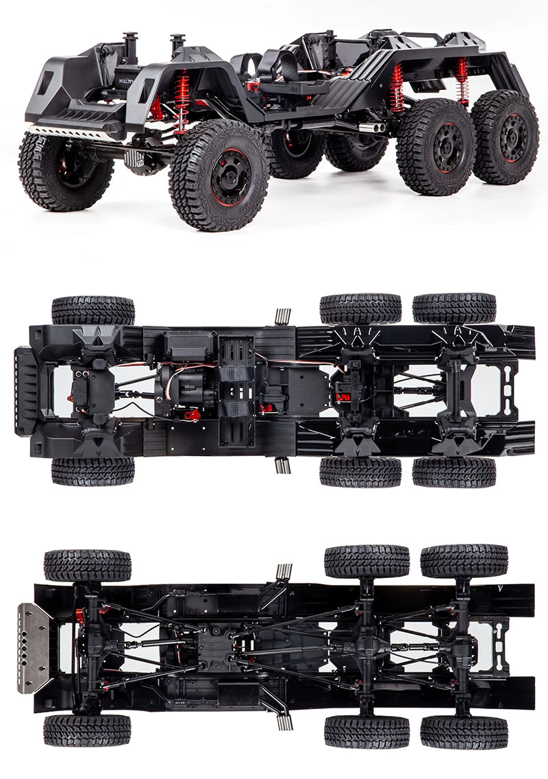 KM TRACTION HOBBY 1/8 BG630 6x6 G63 Km6 Rc Car RTR