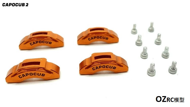 CAPO CUB1 CUB2 1/18 RC CAR Aluminum Alloy Disc Brake Decorative Calipers