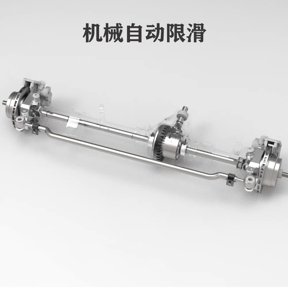 TWOLF M715 1/8 Rc Pickup Metal Torson Axle Mechanical Automatic Limited Slip Differential 2set
