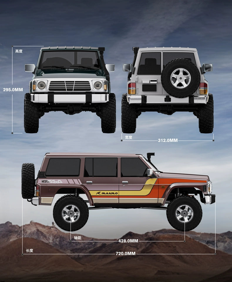 RLAARLO TK07 1/7 RC CAR RTR