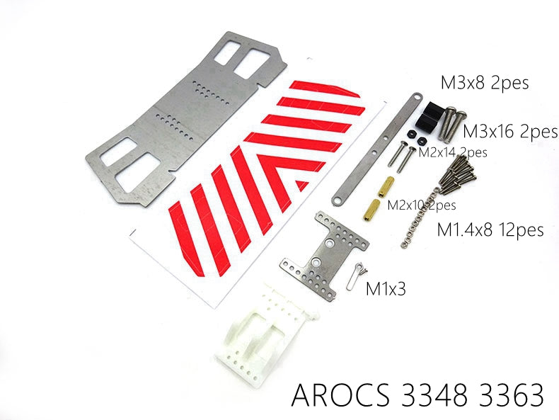 1/14 Tamiya ACTROS 1851 3363 AROCS 3348 Rc Tractor Front Bumper Tow Hook