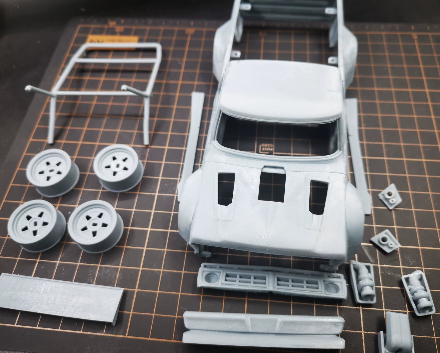3D Print 1/24 Rc Drift Car HOONITRUCK with Hub 106 Wheelbase