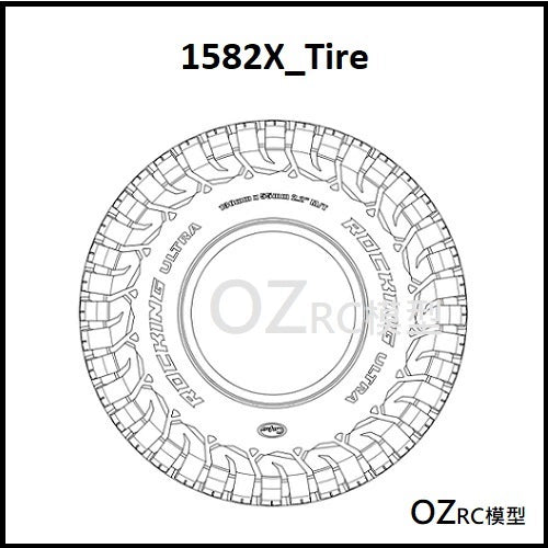 CAPO CD1582X QUEEN Rc Car Wheel Tires Differential Control Service Parts