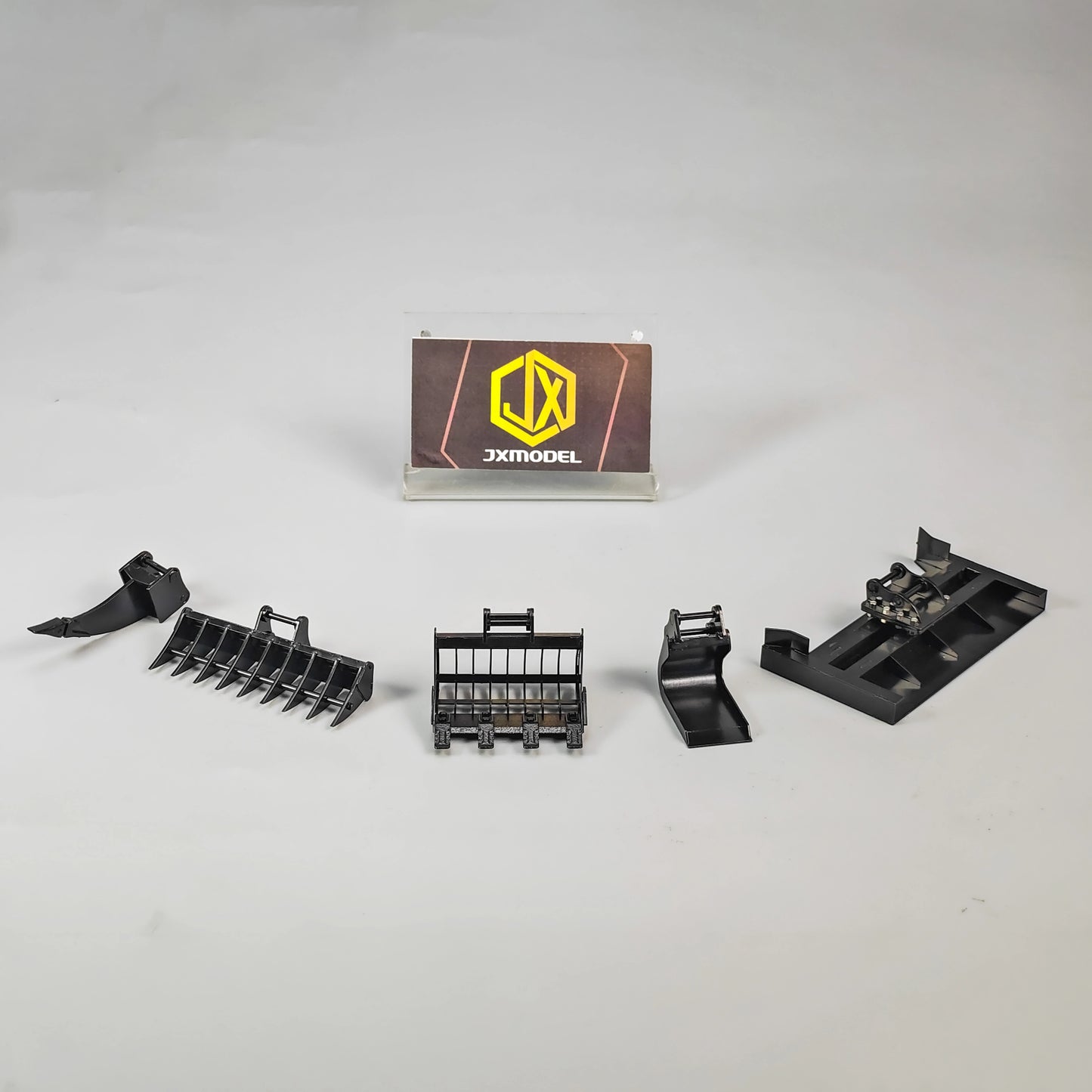 JXModel JX-E20 miniature hydraulic remote control excavator op bucket tool