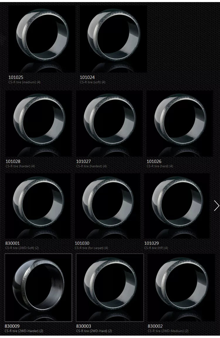 MST CS-R 830010 101024-101025-101026-101030 1/10 RC DRIFT CAR Tire 4PCS