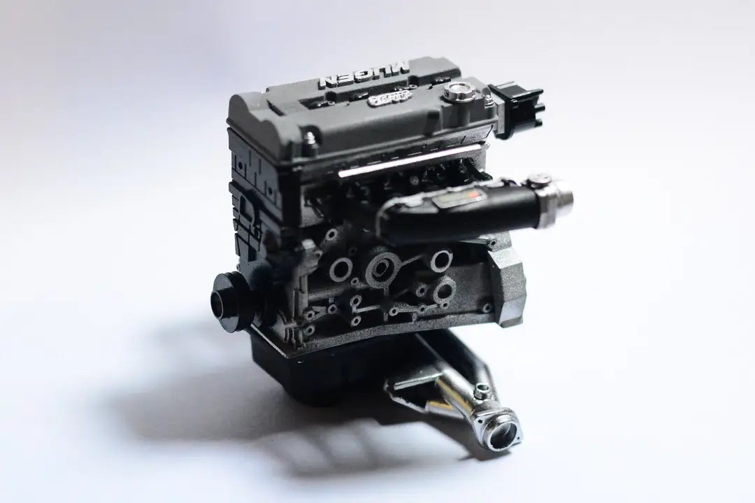 1/24 Mugen Engine 3D Printed Parts Assembly Model Unpainted