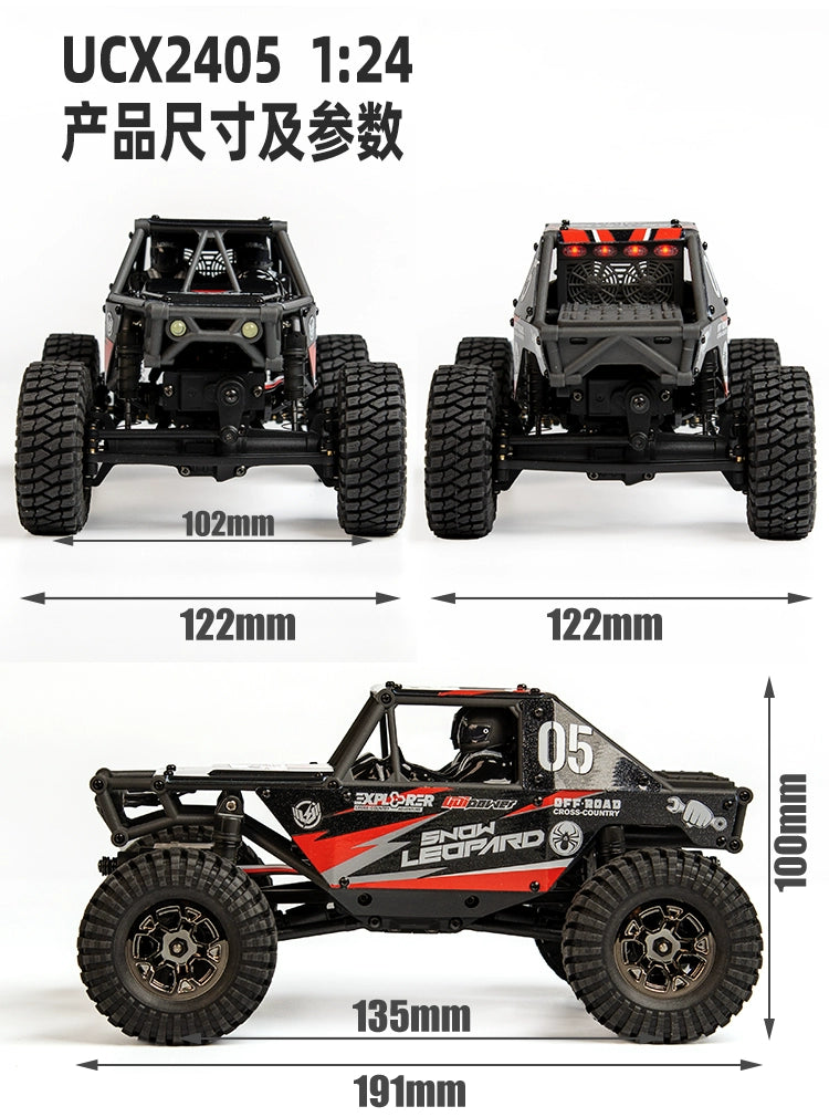 UDIRC Ucx2405 PRO Snow Leopard 4WD Brushless RC CAR RTR
