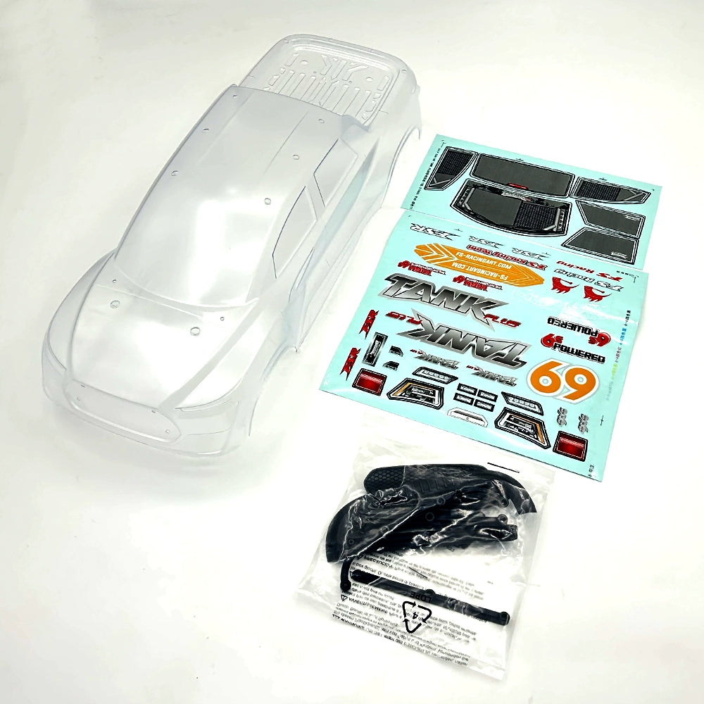 1/8 FSR Tank Cheetah RC CAR Shell Wheelbase 360mm