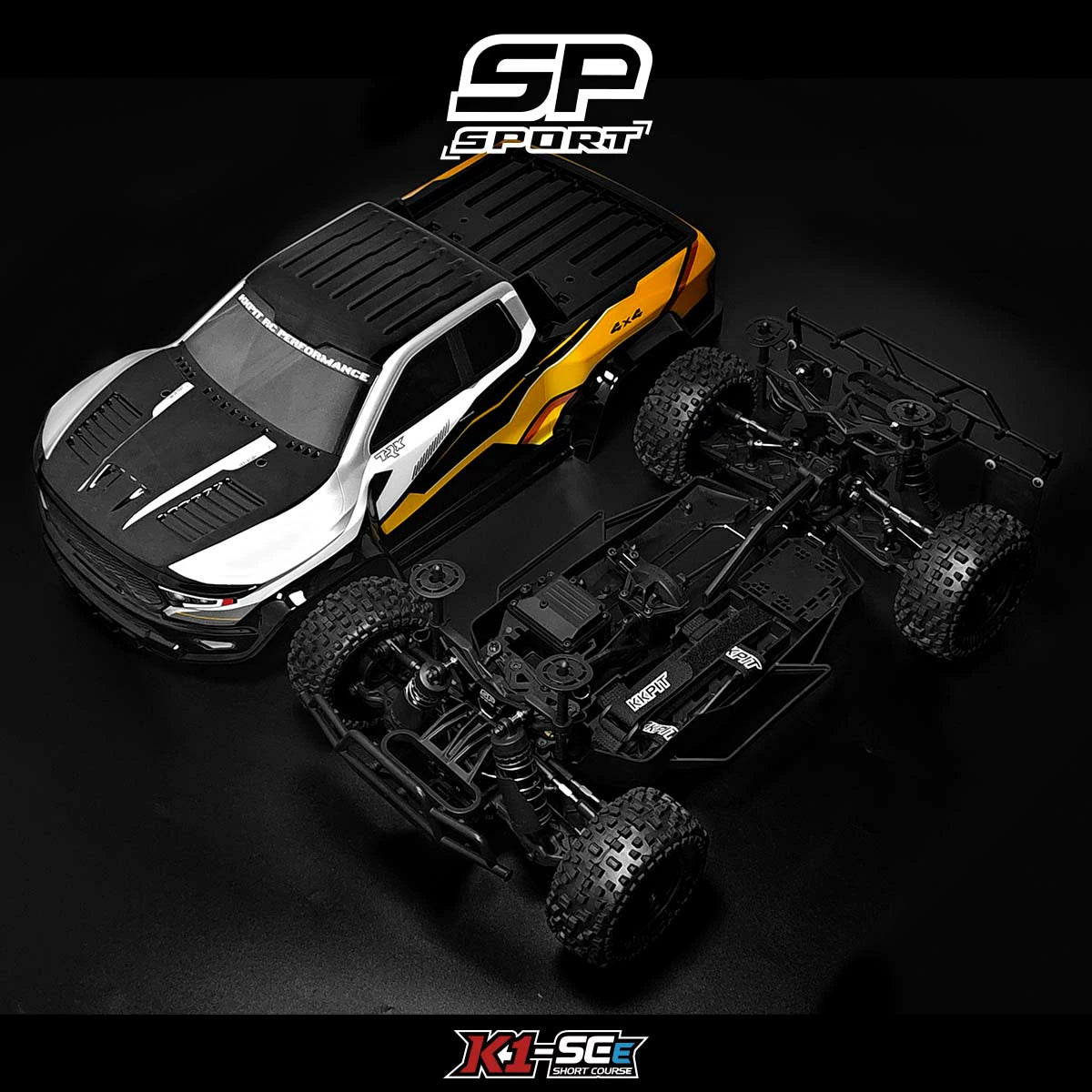 KKPIT KONE SP 1/10 4wd Rc Car Kit Arr RTR