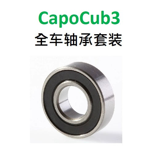 CAPO CUB3 1/18 TATRA Rc Tractor Bearing Set