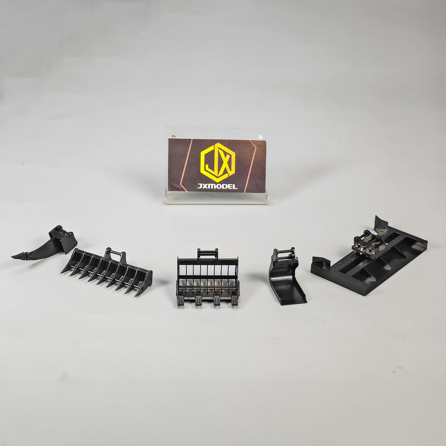 JXModel JX-E20 miniature hydraulic remote control excavator op bucket tool