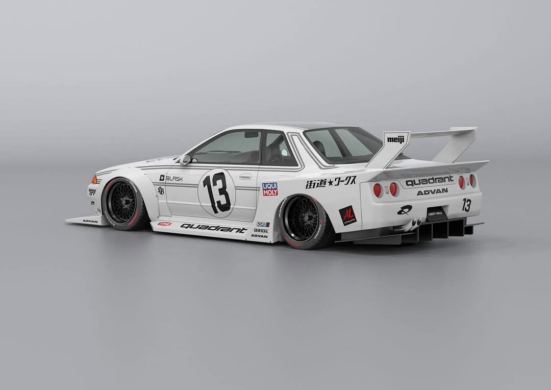 1/24 R32 LBS 3D PRINT OP PART for tamiya