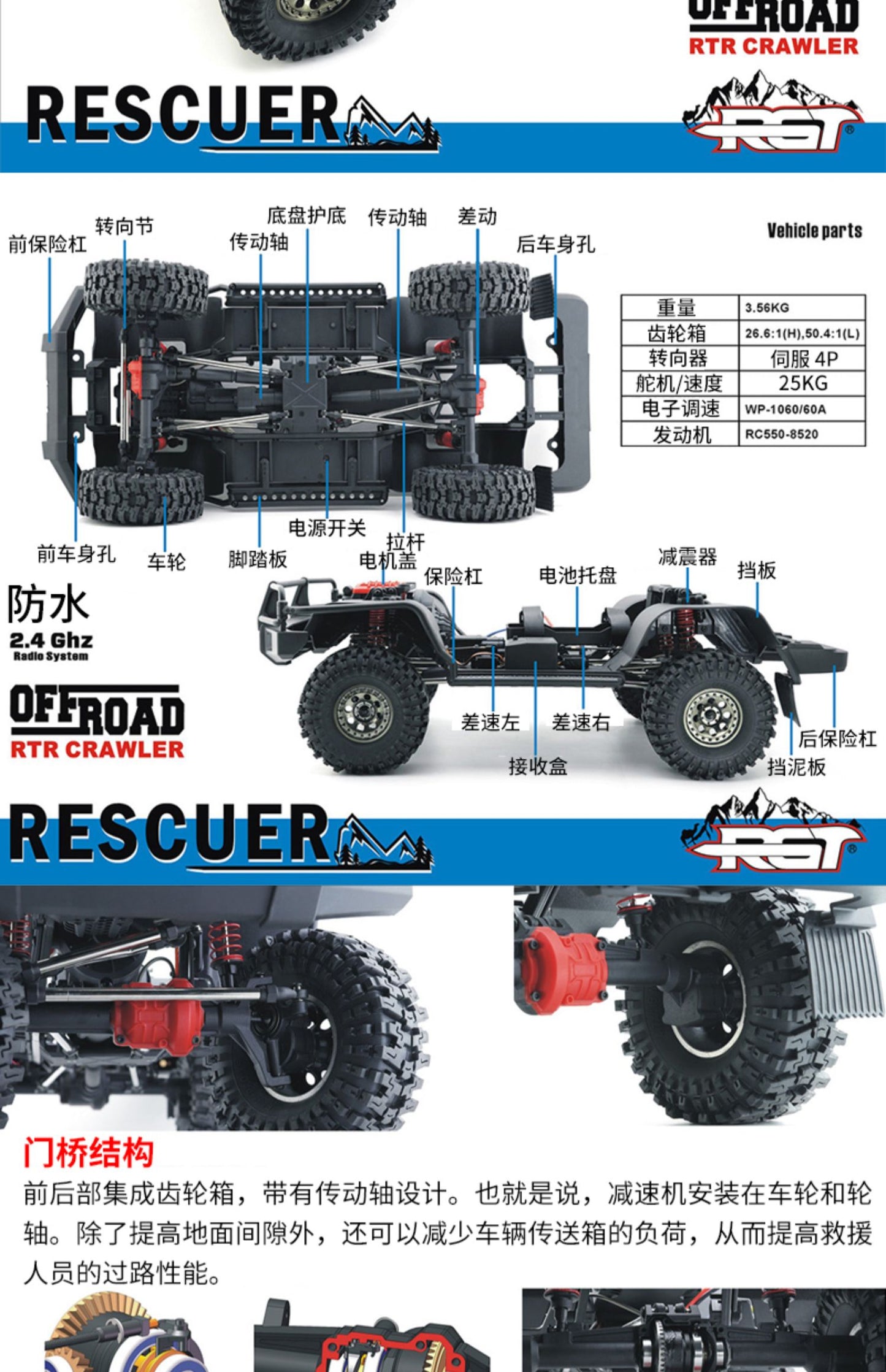RGT EX86190 1/10 LC76 rc car RTR