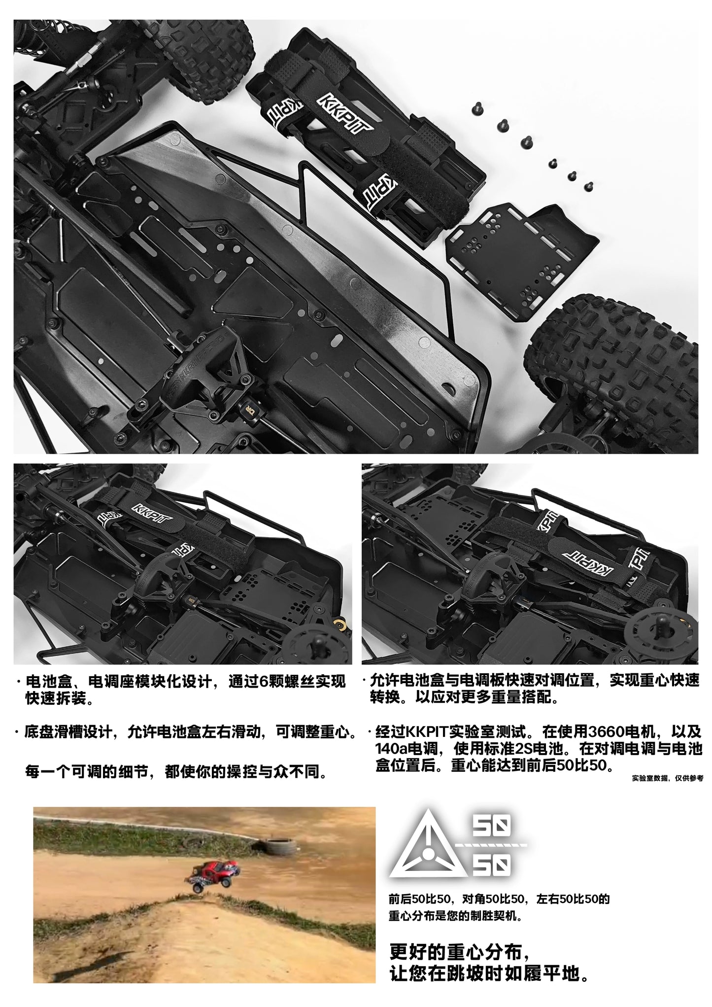 KKPIT KONE SP 1/10 4wd Rc Car Kit Arr RTR